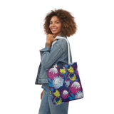 South African Protea Polyester Canvas Tote Bag