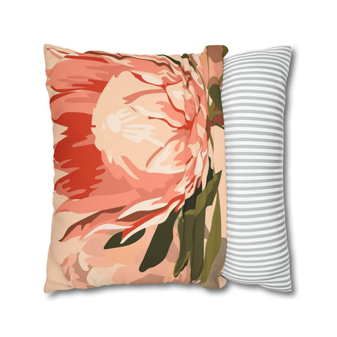 South African Protea Pillowcase Cover only - no filling is included