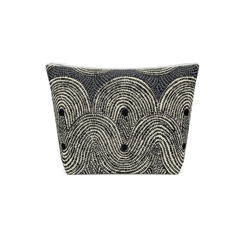 South African Waves African print Cotton Cosmetic Bag