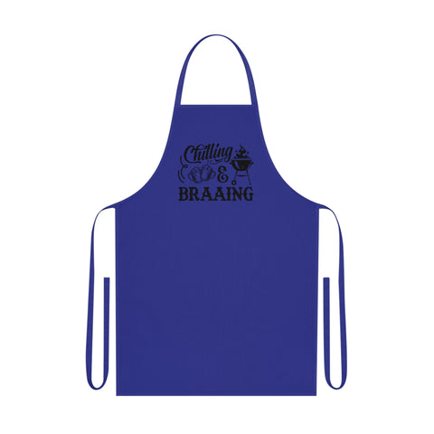 Chilling Braaing South African Cotton Apron - Various colours available