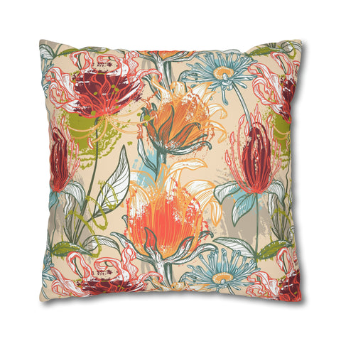 South African Protea Pillowcase Cover only - no filling is included