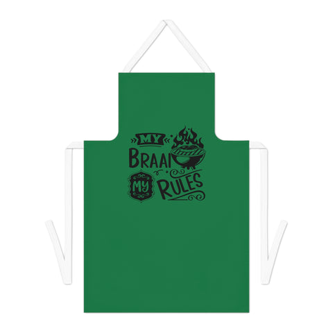 The My Braai My Rules Dad's Braai apron South African Cotton Apron