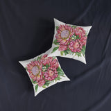 South African Protea Square Pillow