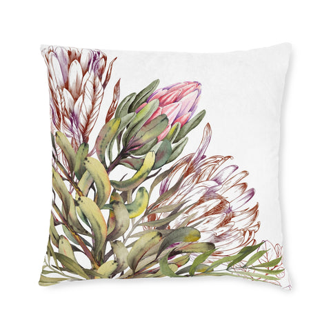 South African Protea Square Pillow