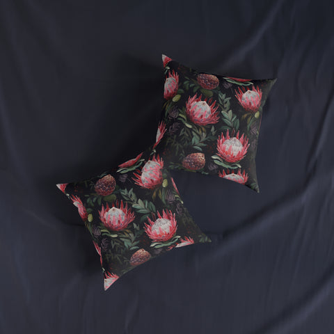 South African Protea Square Pillow