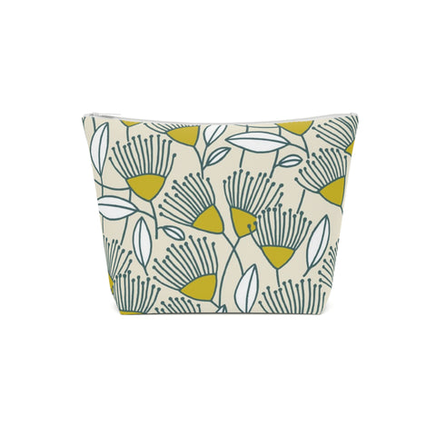 South African Protea Cotton Cosmetic Bag