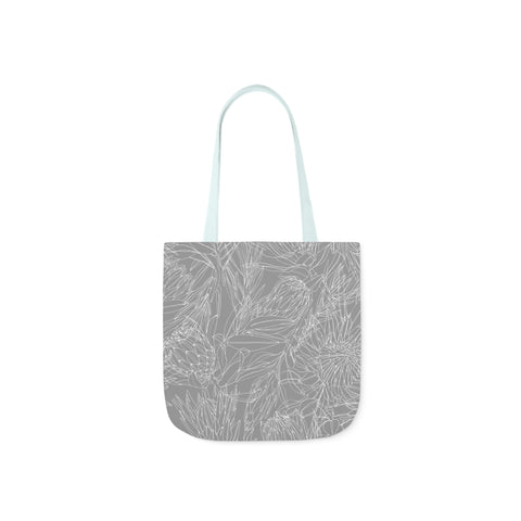 South African Protea Polyester Canvas Tote Bag