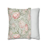 South African Protea Spun Polyester Pillowcase- Shipped from UK/USA/AUS