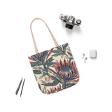 South African Protea Polyester Canvas Tote Bag