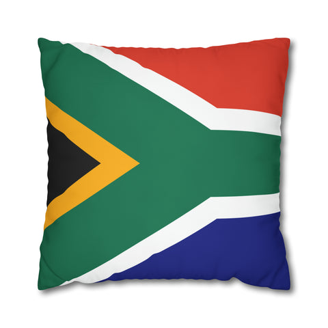 South African Flag Pillowcase Cover only - no filling is included