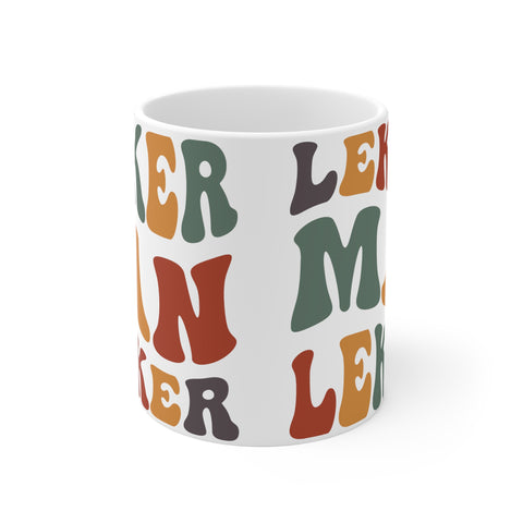 South African Lekker man Lekker 11oz White Mug - 1 Mug Shows both sides