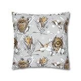 South African Protea Spun Polyester Pillowcase