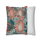 South African Protea Spun Polyester Pillowcase -Pillow not included