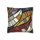 African abstract warm colours Pillowcase Cover only - no filling is included