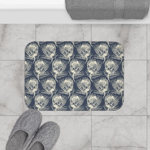 South African Protea Bath Mat