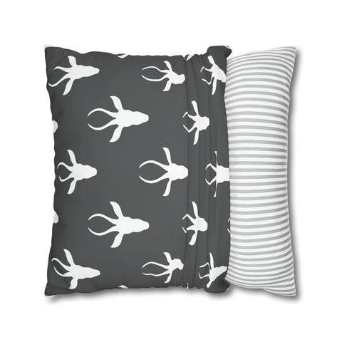 South African Safari Antelope Spun Polyester Pillowcase - No filling