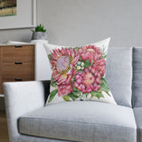 South African Protea Square Pillow