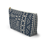 South African Ethnic Print Make up bag, Pencil Case Accessory Pouch w T-bottom