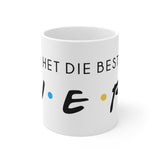 South African Afrikaans Ek het die Beste Ouers  11oz White Mug - 1 Mug Shows both sides