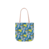 South African Protea Polyester Canvas Tote Bag