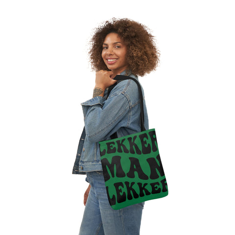 South African Afrikaans Lekker man Lekker Polyester Canvas Tote Bag (AOP)