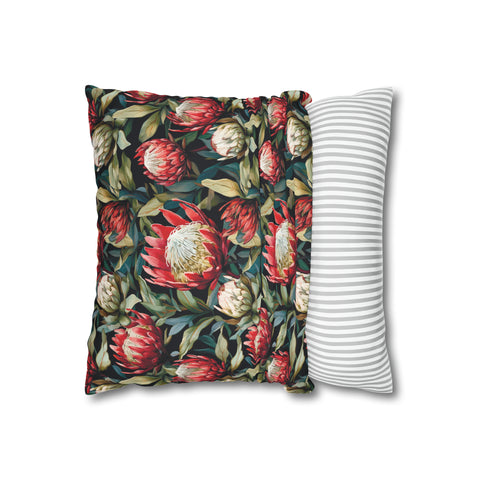 Copy of Copy of South African Protea Spun Polyester Pillowcase