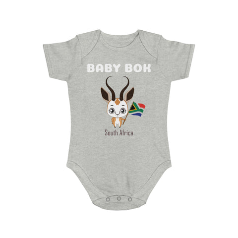 Baby Bokkie Short-sleeved Baby Bodysuit South Africa Babygrow Short Sleeve Baby Bodysuit