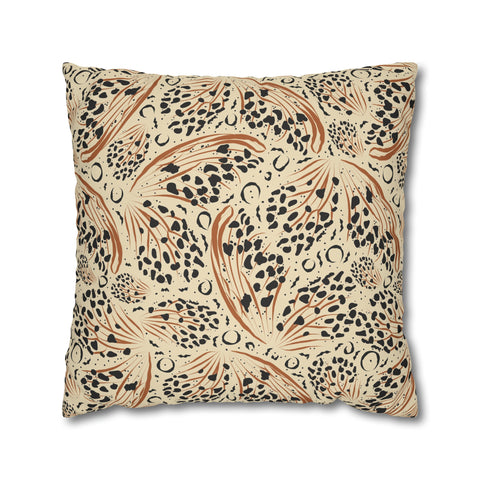 African abstract Leopard print Pillowcase Cover only - no filling is included