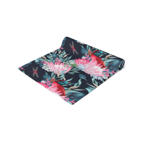 Protea south Africa Table Runner (Cotton, Poly)