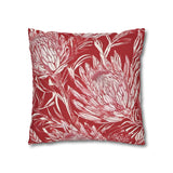 South African Protea Spun Polyester Pillowcase -Pillow not included