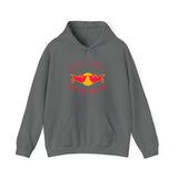 south African Dead Bull gives you Biltong Unisex Heavy Blend Hooded Sweatshirt