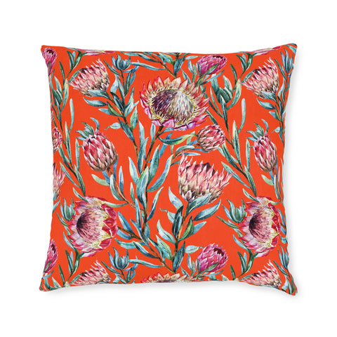 South African Protea Square Pillow