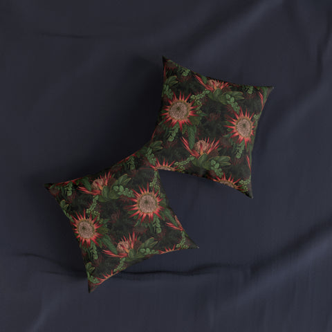 South African Protea Square Pillow