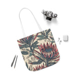 South African Protea Polyester Canvas Tote Bag