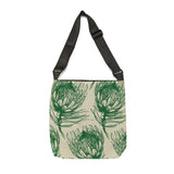 South African  Protea Tote bag African print design Protea Adjustable