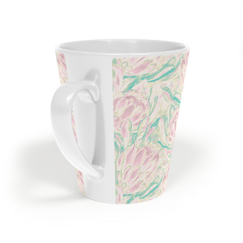 Latte Mug, 12oz Protea