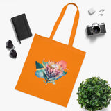 South African Afrikaans Protea Cotton Tote