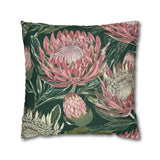 South African Protea Spun Polyester Pillowcase -Pillow not included