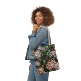 South African Protea Polyester Canvas Tote Bag