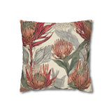 South African Protea Spun Polyester Pillowcase -Pillow not included