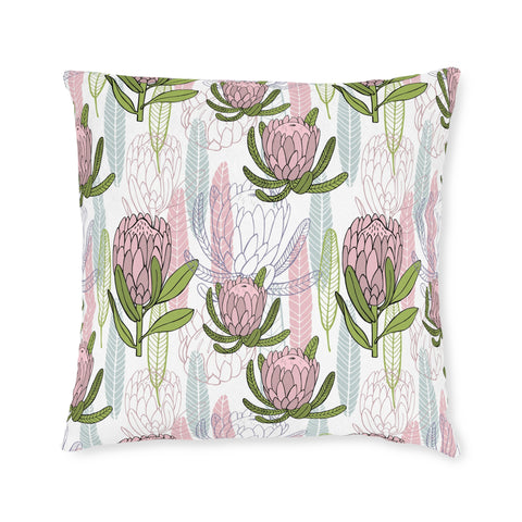 South African Protea Square Pillow