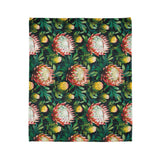 South African Protea Soft Polyester Blanket