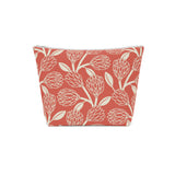 South African Protea Cotton Cosmetic Bag