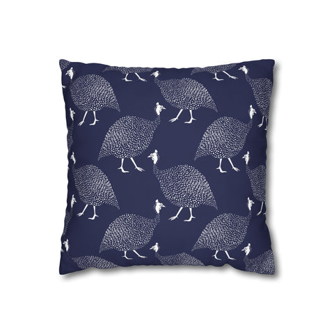 South African Guniefowl Spun Polyester Pillowcase - Shipped from UK/USA/AUS