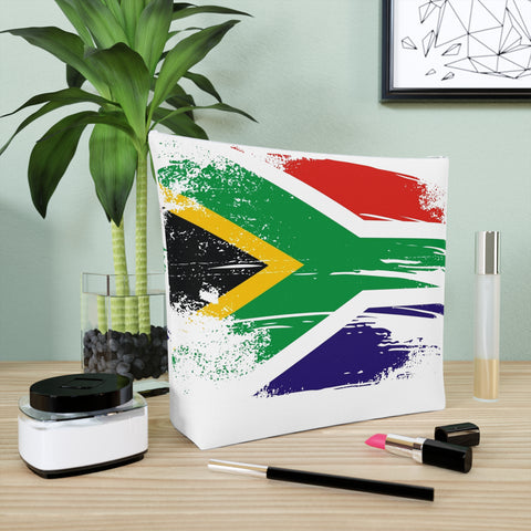 Cotton Cosmetic Bag South African Flag