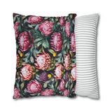 South African Protea Spun Polyester Pillowcase