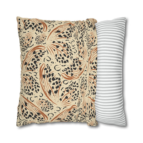 African abstract Leopard print Pillowcase Cover only - no filling is included