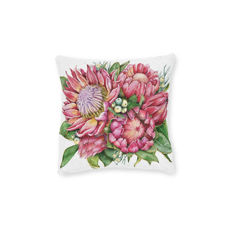 South African Protea Square Pillow