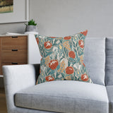 South African Protea Square Pillow