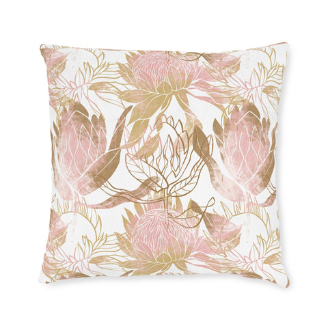 South African Protea Square Pillow